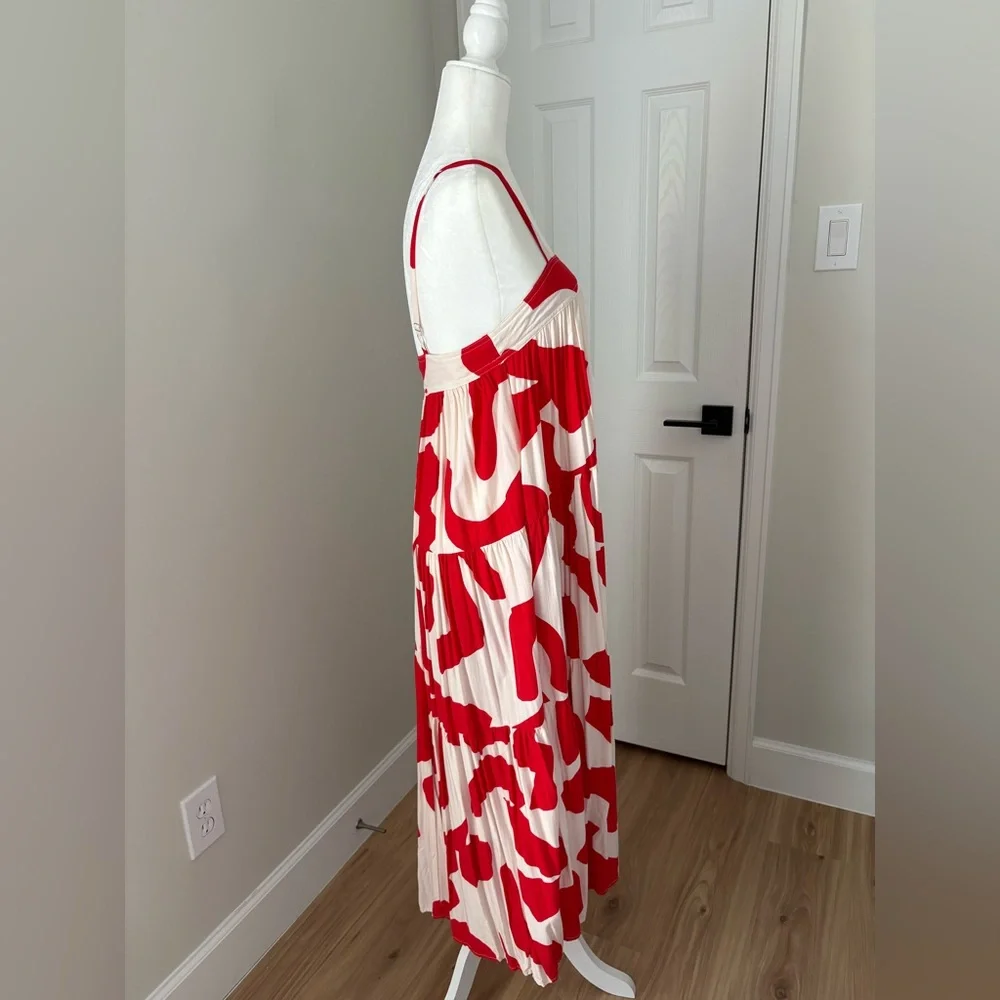 Abel the Label x Anthropologie abstract print maxi dress. - Picture 3 of 7